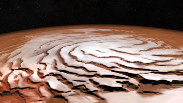Marte - calota polar norte